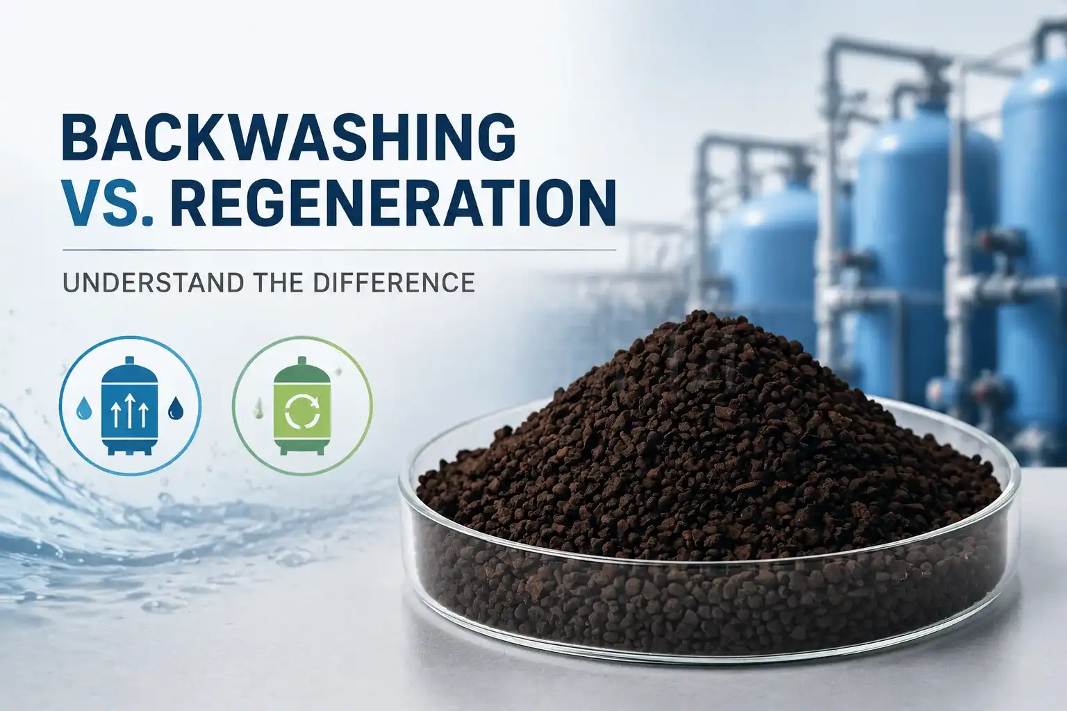Manganese Sand Backwashing vs. Regeneration: Are They the Same?